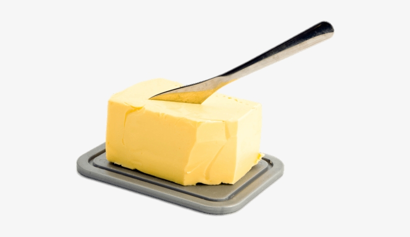 Knife In Butter - Butter Clip Art, transparent png #8640760