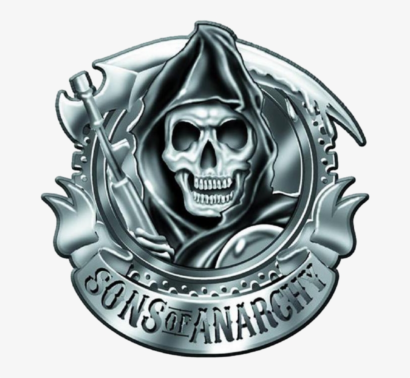 Sons Of Anarchy Front End Media Pack - Sons Of Anarchy Blue Logo, transparent png #8640976