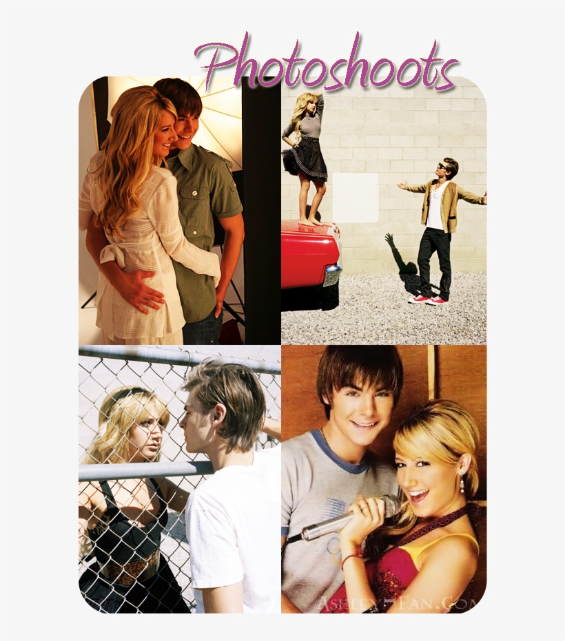 Zac Efron's - Ashley Tisdale And Zac Efron, transparent png #8641950