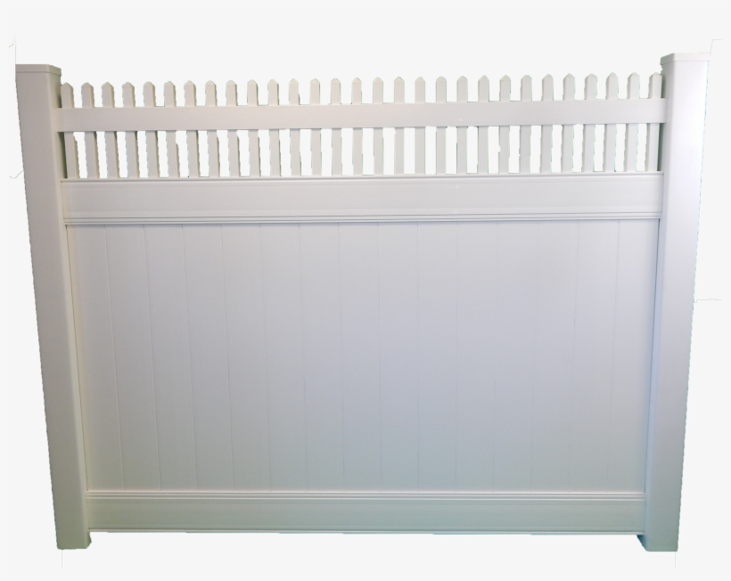 Vinyl Fence - Picket Fence, transparent png #8642335