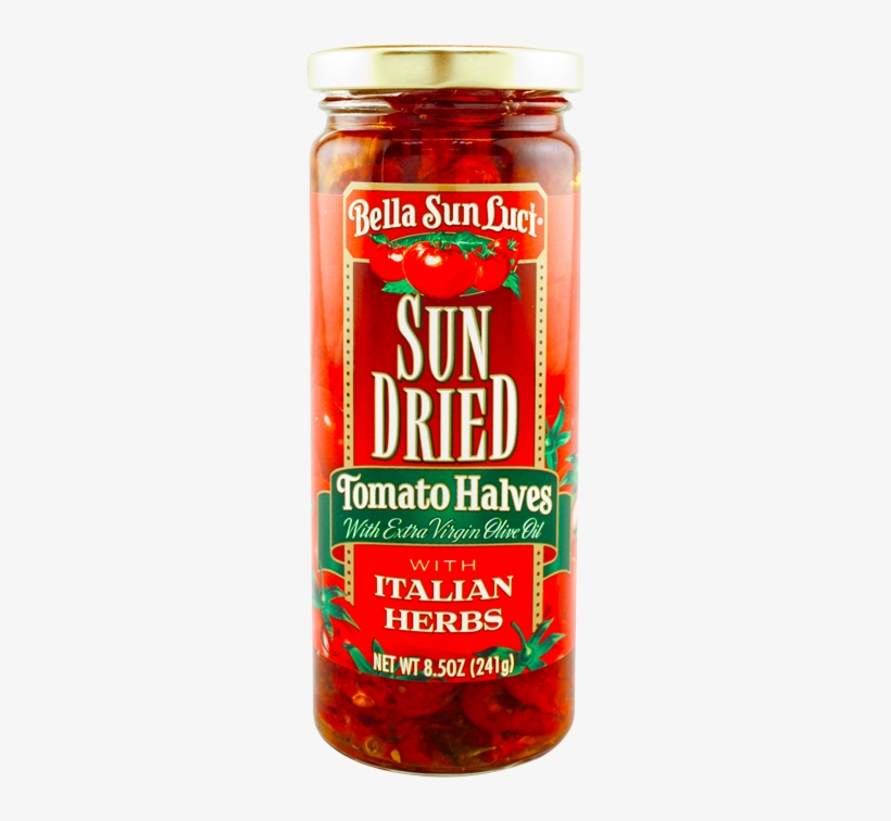 Sun Dried Tomato Halves With Extra Virgin Olive Oil - Bella Sun Luci, transparent png #8642338