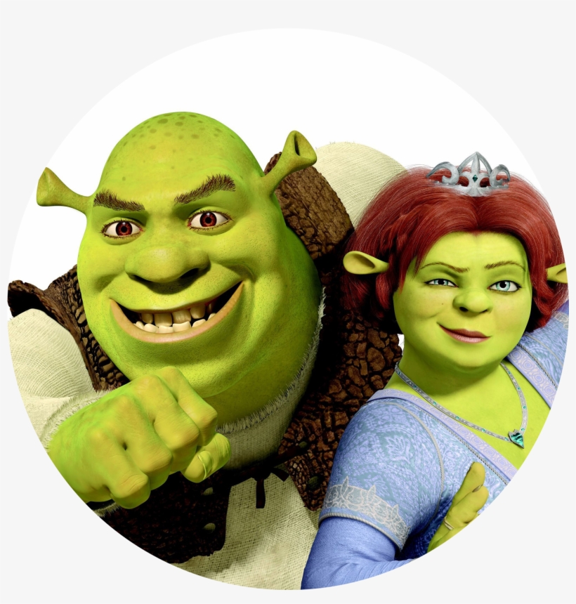 Shrek - Shrek And Fiona, transparent png #8642377
