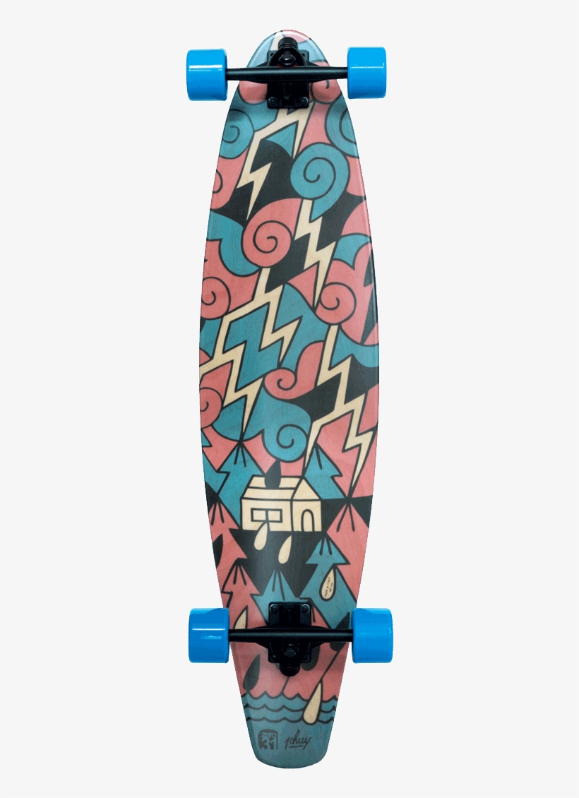 Base-tail Zero31 Tail Woody Side - Longboard, transparent png #8642561