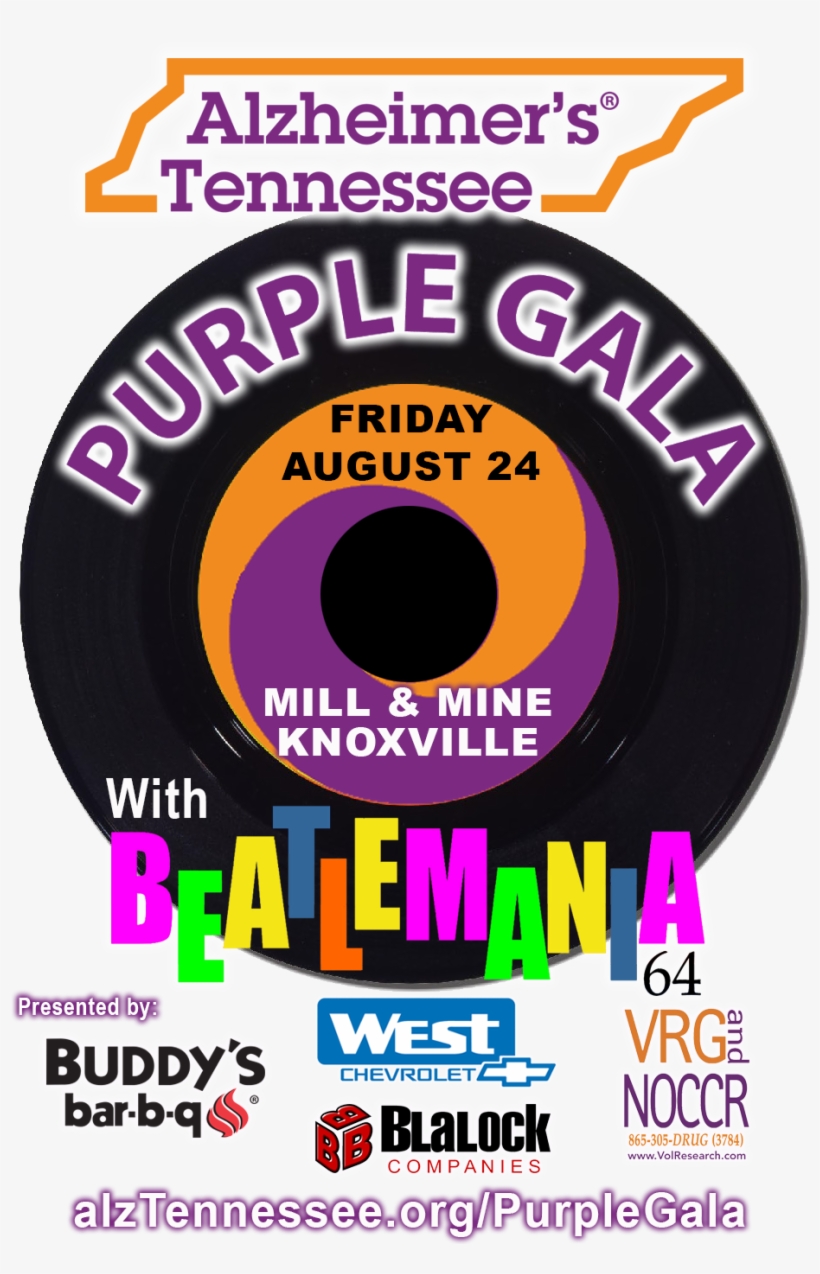 Purple Gala - Alzheimer's Tennessee, transparent png #8643383