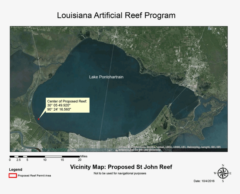 An Analysis Of Lake Pontchartrain In Louisiana - Lake St John Louisiana Map, transparent png #8643672