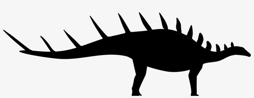 File - Kentrosaurus Silhouette - Svg - Kentrosaurus Silhouette, transparent png #8643765