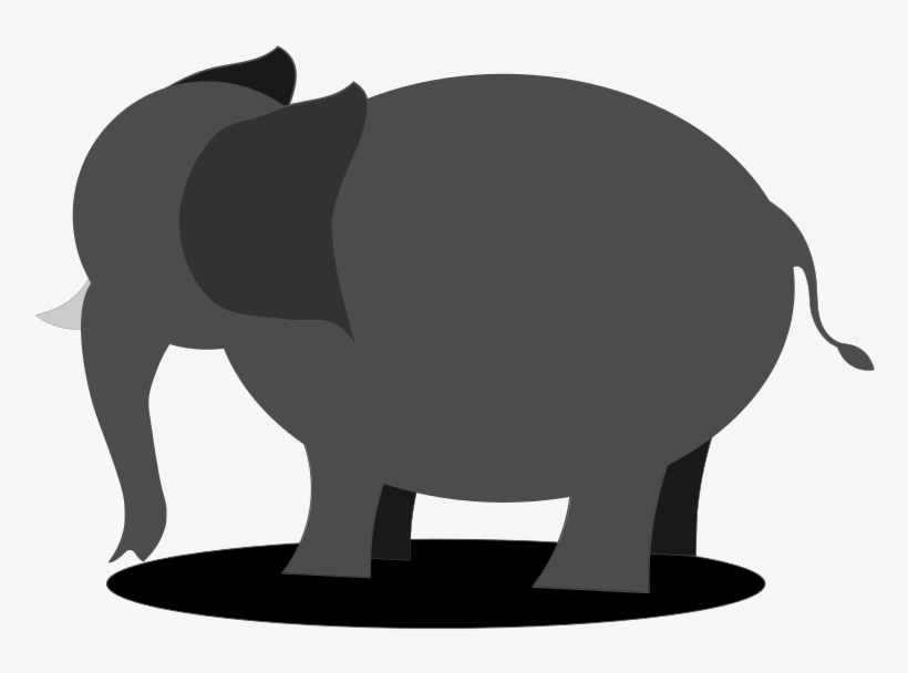 5 - Indian Elephant, transparent png #8644119