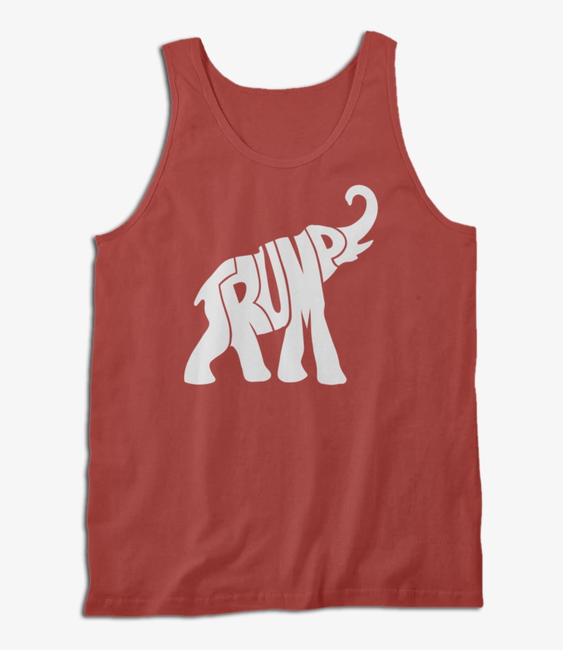 Trump Elephant Silhouette - Indian Elephant, transparent png #8644432