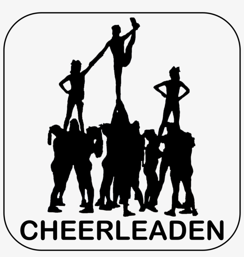 All Star Cheer Tumbling Silhouette Png All Star Cheer - Gymflex Cheerleading, transparent png #8644512
