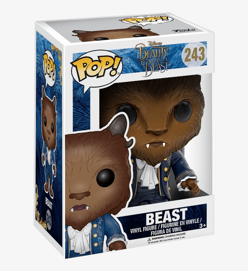 Funko Pop Disney Beauty And The Beast Beast Live Action - Beauty And The Beast Funko Pop, transparent png #8645323