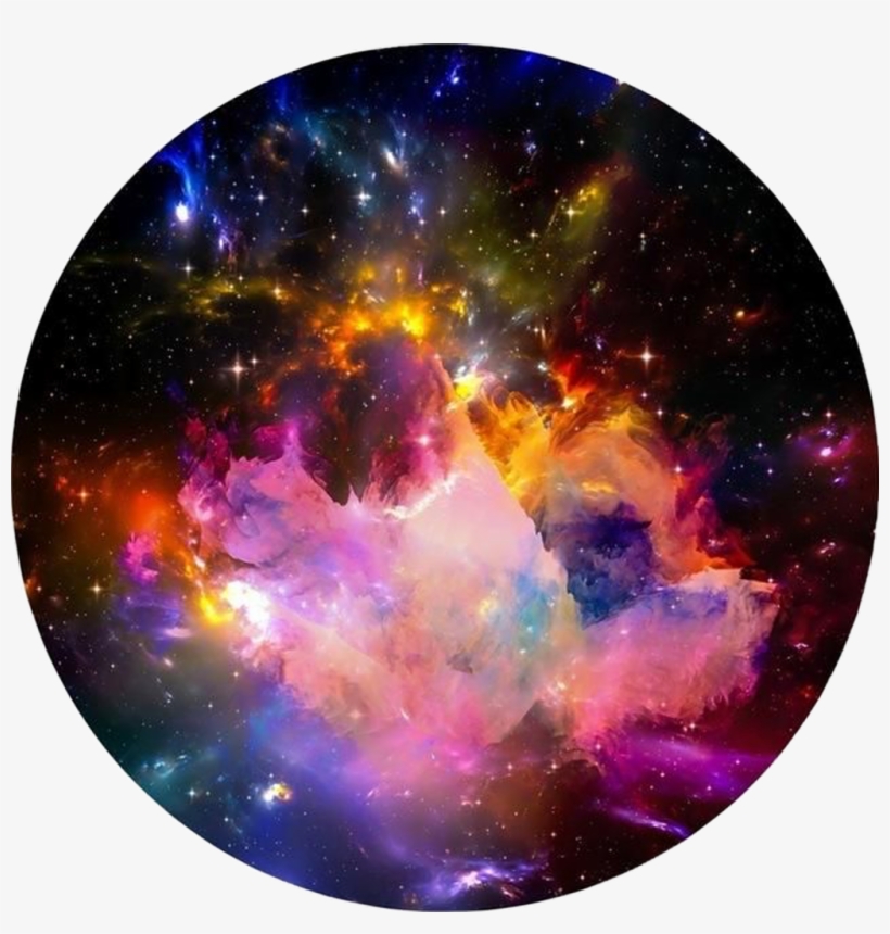 Galaxy Sticker - Epic Space Background, transparent png #8645603