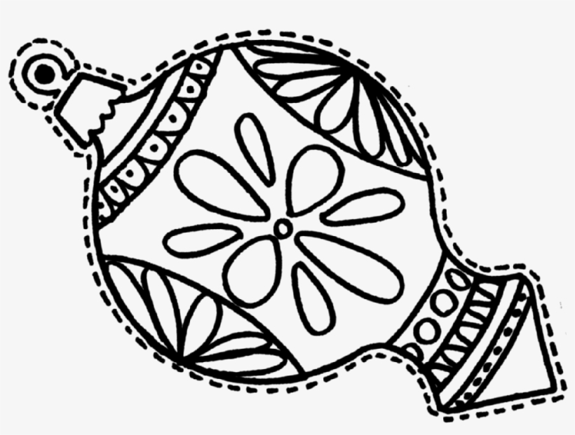 Super Adult Christmas Balls Decoration Coloring Pages - Free Christmas Ornament Color Pages, transparent png #8645788