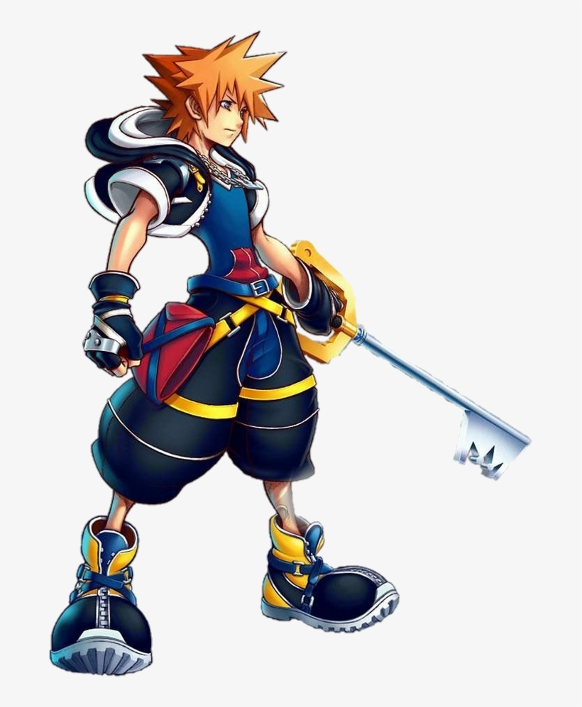 I Always Thought The Kh Clothing Was Some Of The Coolest - Kingdom Hearts Sora Render, transparent png #8645943