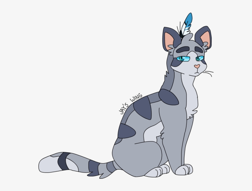 Jay's Wing, Aka Jayfeather Warrior Cat Drawings, Warrior - Jayfeather Nifty Senpai Warrior Cats, transparent png #8646106