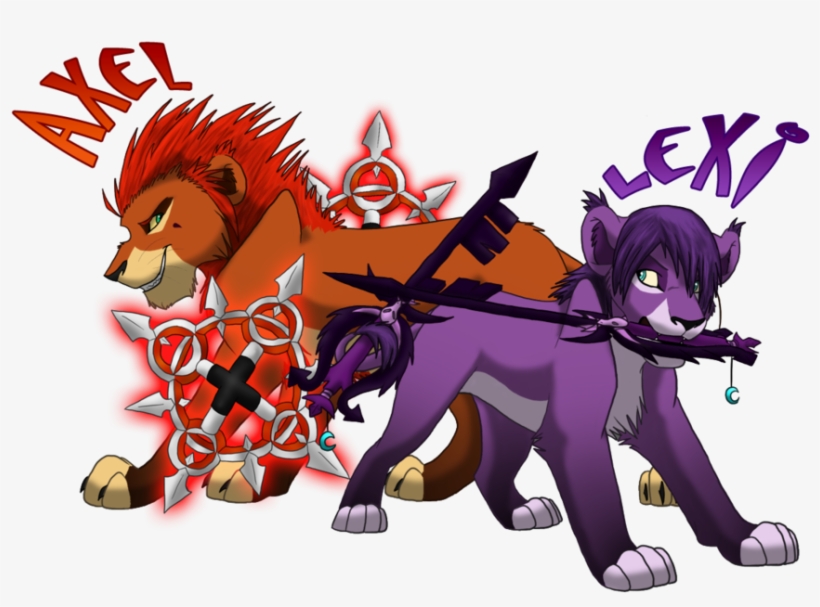 Lion Sora From Kingdom Hearts 2 Images Axel And Lexi - Kingdom Hearts Art 358 2 Days, transparent png #8646264