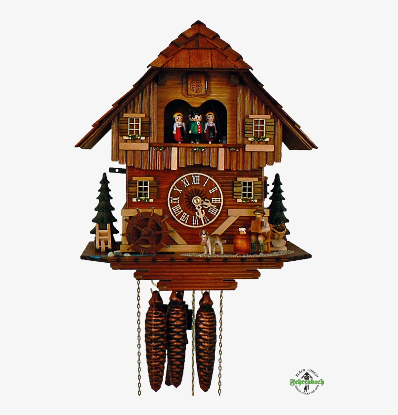 1-day Chalet With Accordion Player - Cuckoo Clocks, transparent png #8646379