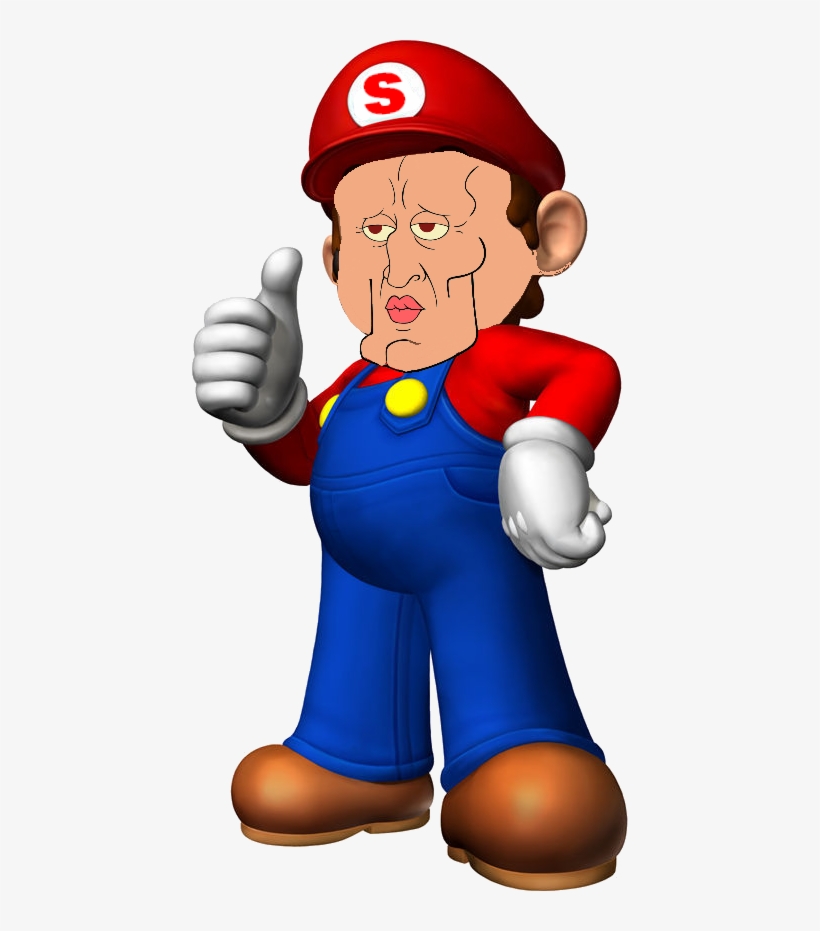 Sexy Face Mario Photo Sexyfacemario - Super Mario Transparent Background, transparent png #8646490
