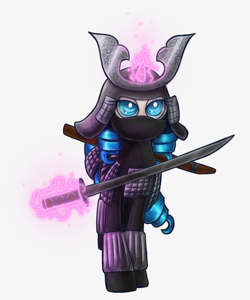 Theomegaridley, Clothes, Female, Helmet, Katana, Magic, - Cartoon, transparent png #8647271
