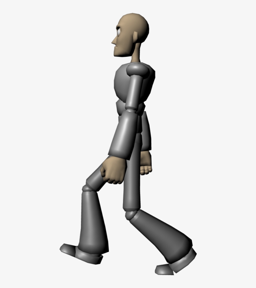 At Frame 12, I Moved The Right Foot To The Back - Standing, transparent png #8647428