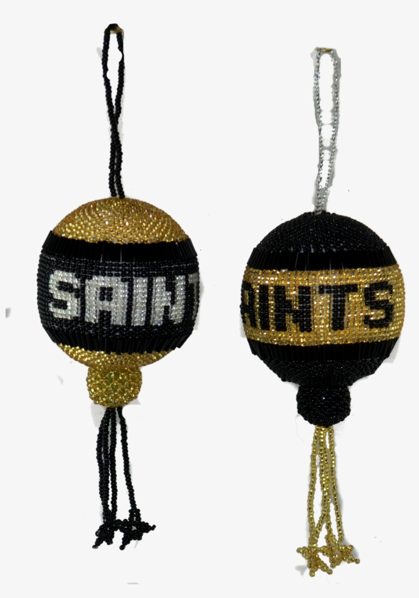 Solid Color New Orleans Saints Team Ball - Earrings, transparent png #8647529