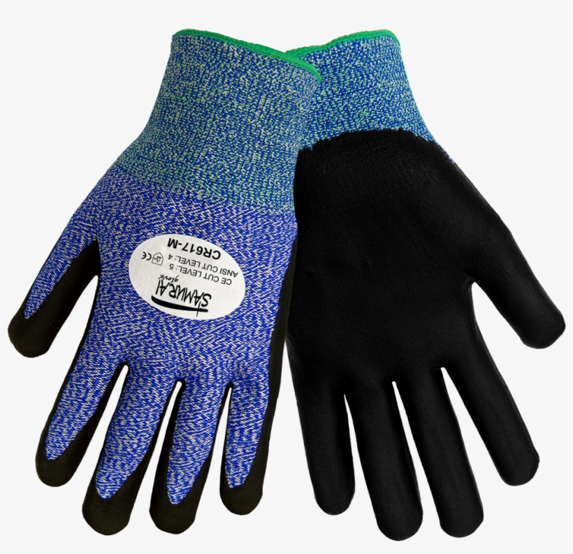 Cr617 Samurai Cut Resistant Level 4 Global Gloves Sold - Cr617 Global Glove, transparent png #8647982