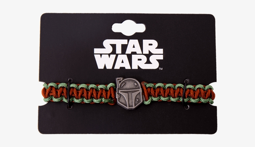 Boba Fett Cord Bracelet - Star Wars Enamel Pins, transparent png #8648530