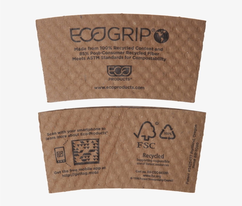 Hot Cup Sleeves - Fsc, transparent png #8648591