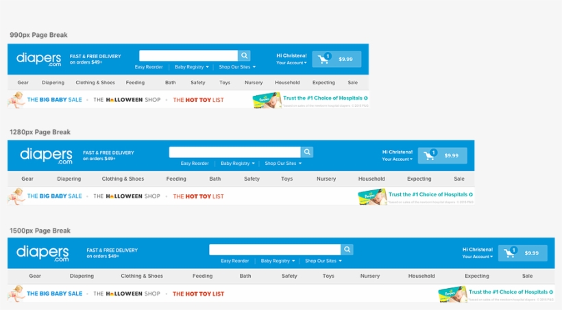 Diapers Ios App Product Detail Page - Web Page, transparent png #8648706