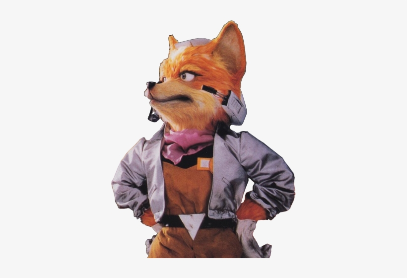 Sticker Starfox Fox Mccloud Snes Super Nintendo Pose - Art Star Fox Snes, transparent png #8648860