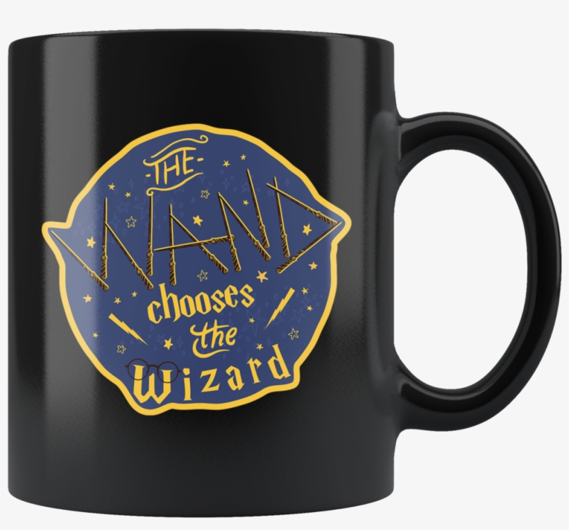 The Wand Chooses The Wizard Mug - Beer Stein, transparent png #8649328