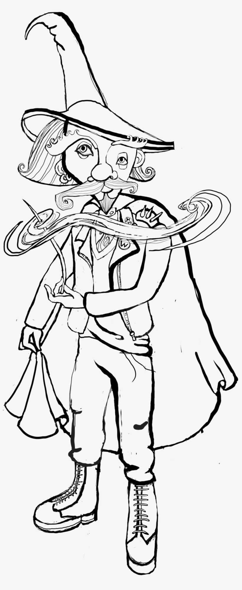 Wizard With Wand, transparent png #8649382