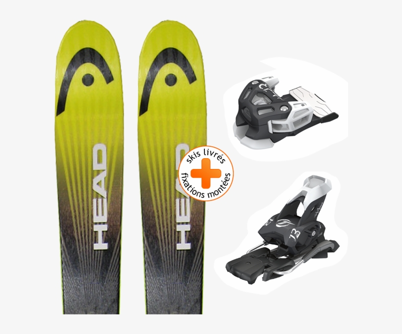 Head Rev 105 2015 Head Tyrolia Aaattack 13 Solid Blk/whi - Tyrolia Attack 13, transparent png #8650374