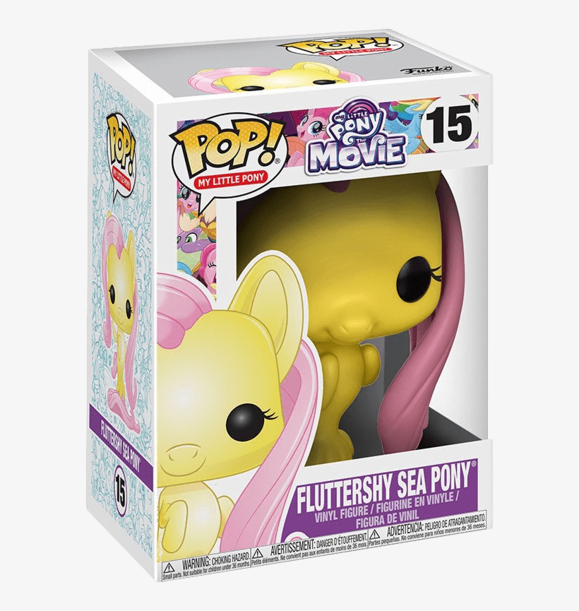 Funko Pop My Little Pony The Movie Fluttershy Sea Pony - Fluttershy My Little Pony Funko, transparent png #8650669
