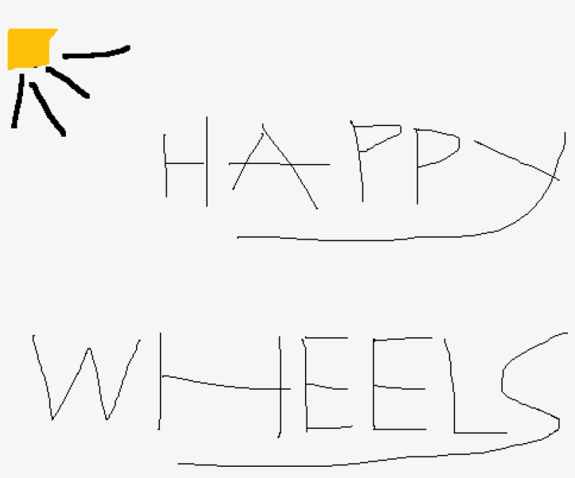 Happy Wheels - Sketch, transparent png #8650763