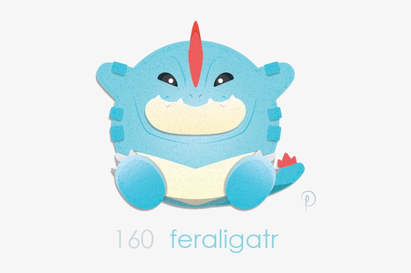 Feraligatr So It's Not The Biggest Detail To Scrutinize - Stuffed Toy, transparent png #8650913
