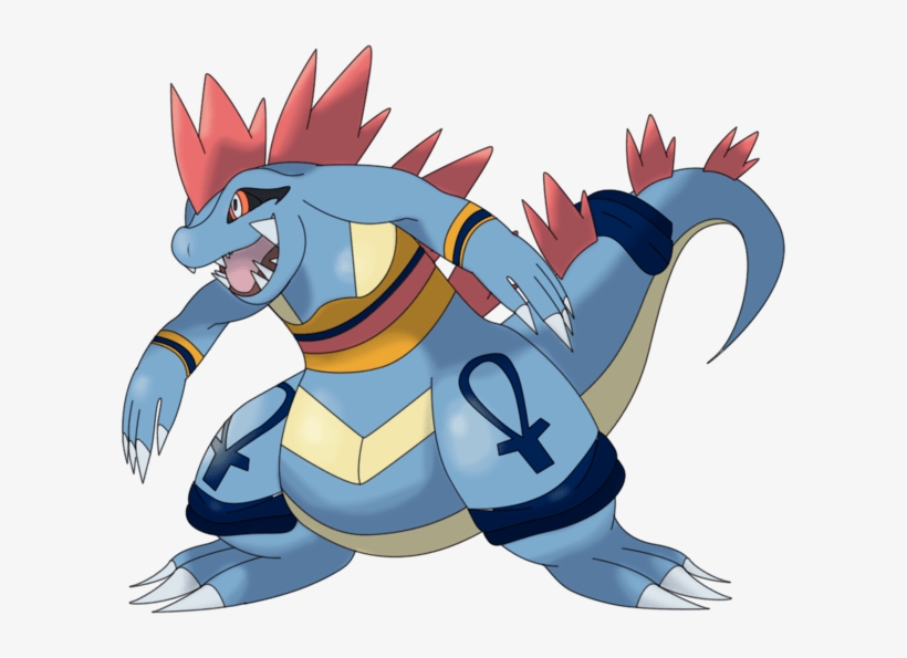 Rubbene - Mega Feraligatr, transparent png #8651063