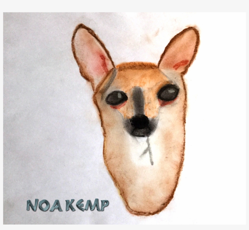 Chihuahua In Pastel Pencils - Companion Dog, transparent png #8651196