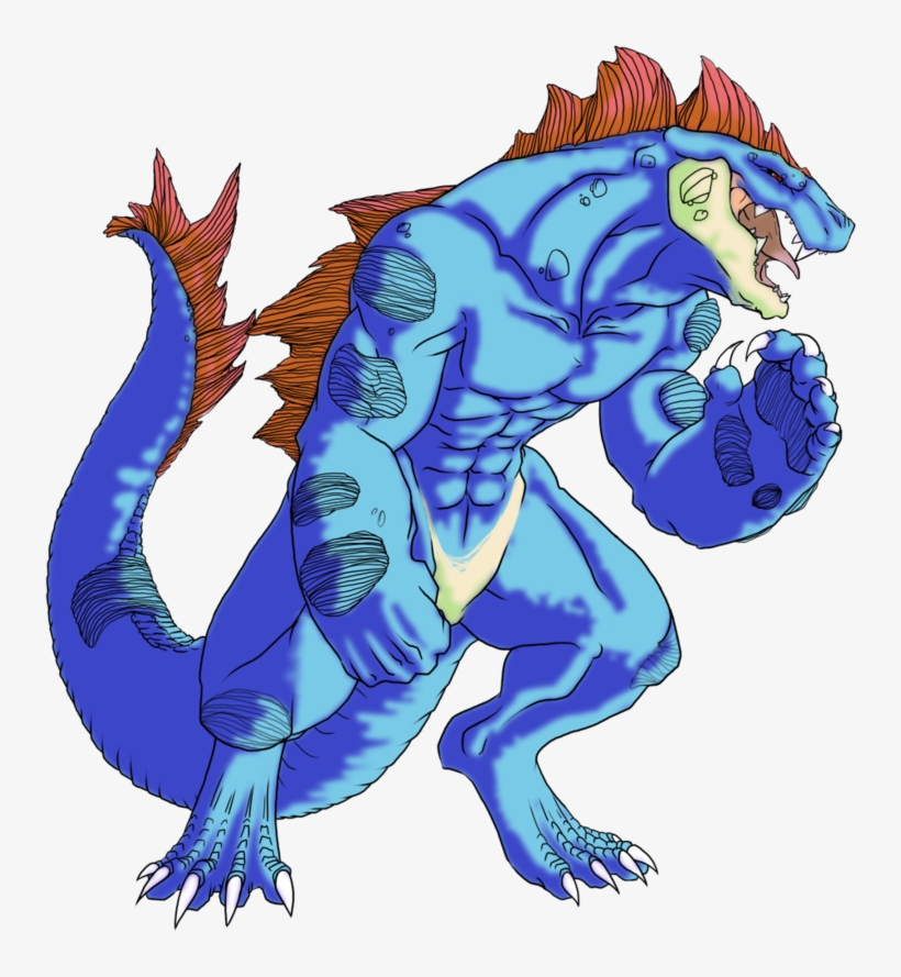Feraligatr By Chicken-stalker - Krookodile Feraligatr, transparent png #8651288