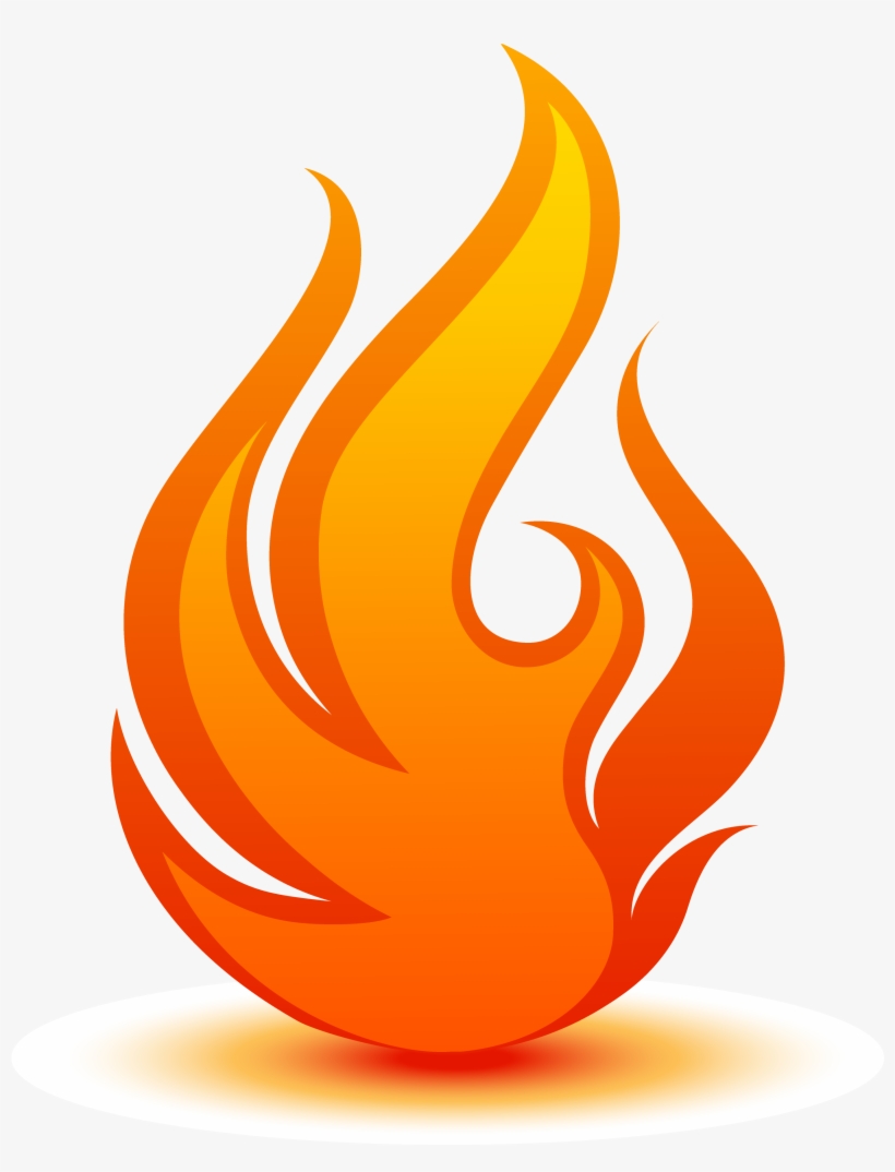 Flame Logo Fire - Logo Computer Fire, transparent png #8651625