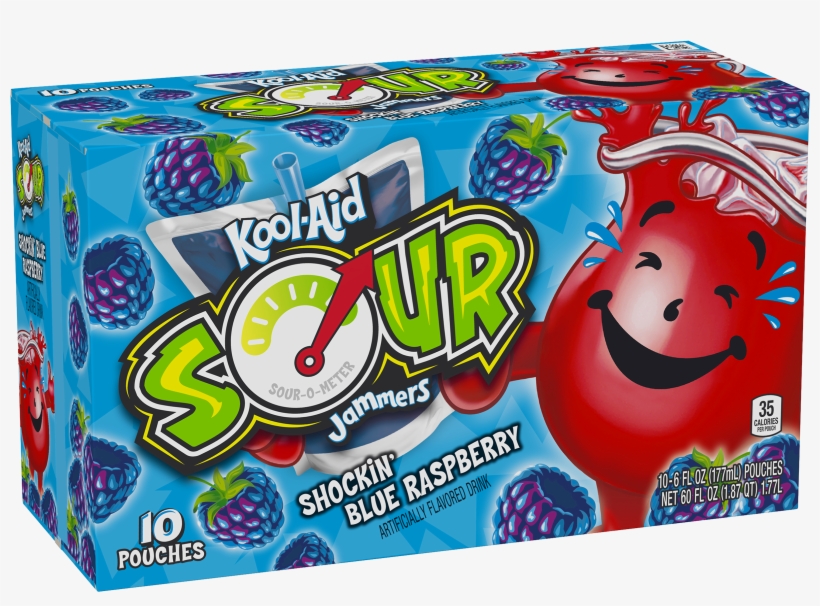 Kool-aid Pouches - Kool Aid Sour Jammers, transparent png #8652017