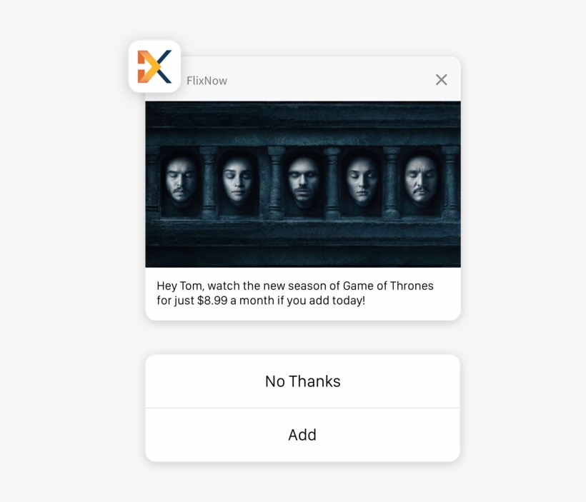 Push Notifications To Increase Engagement - Game Of Thrones No One Faces, transparent png #8652395