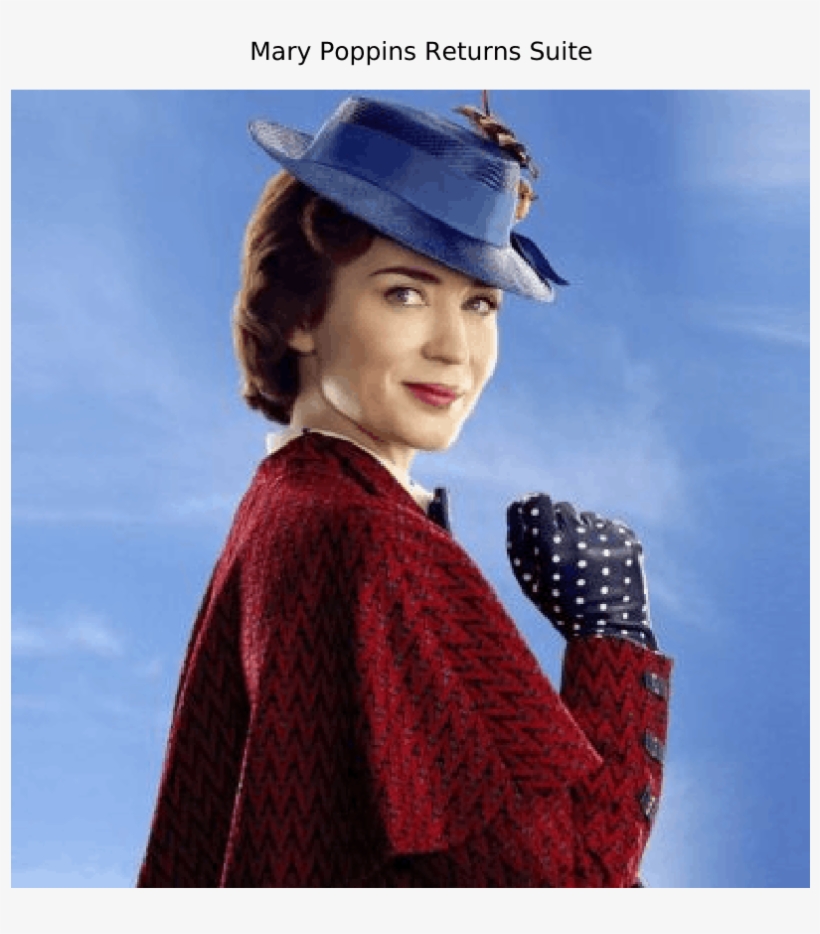 Mary Poppins Returns Suite [uncompleted] Sheet Music - Emily Blunt Julie Andrews Mary Poppins, transparent png #8652778