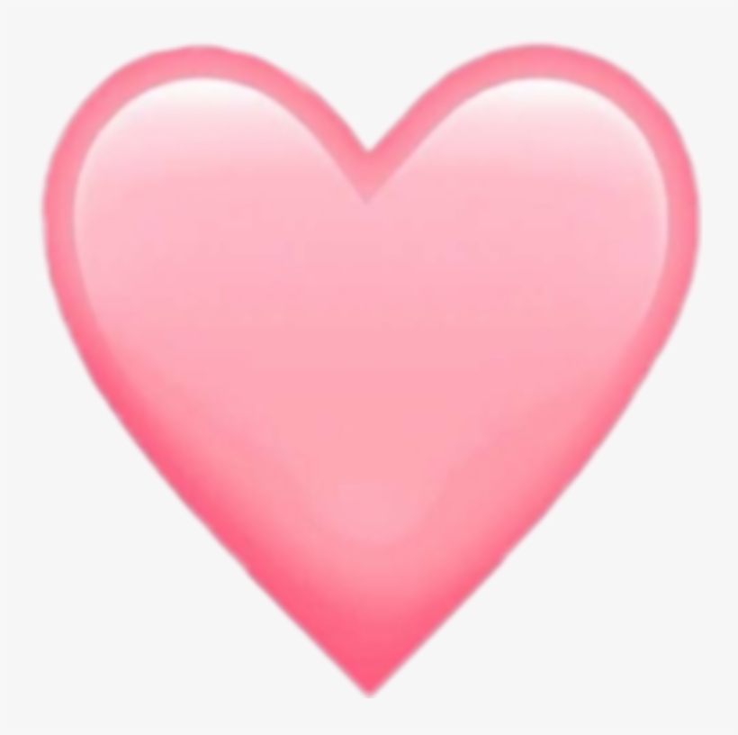 Heart Emoji Emojis Heartemoji Background Pink Pinkheart - Heart - Free  Transparent PNG Download - PNGkey