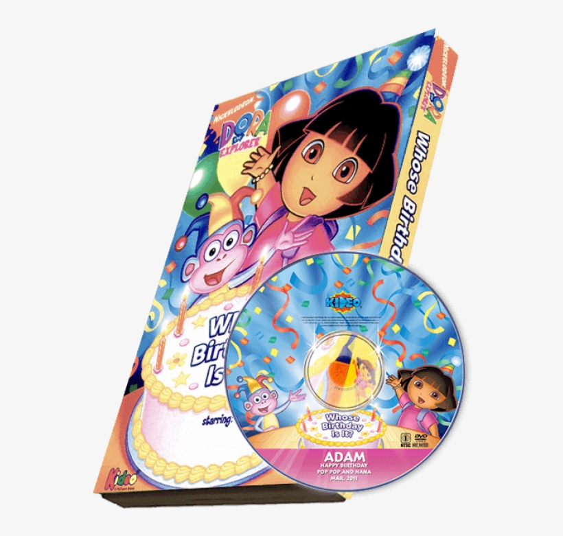 Dora The Explorer - Dora Whose Birthday Is It Dvd, transparent png #8653617