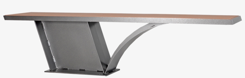 City Scape Straight Park Bench - Coffee Table, transparent png #8653957