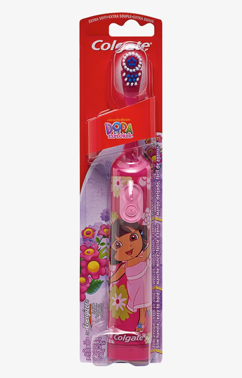 Colgate Dora The Explorer Power Toothbrush - Colgate, transparent png #8654185