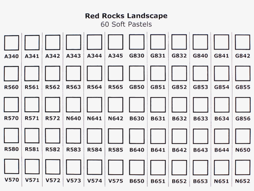 60 Red Rocks Landscape - Number, transparent png #8654189