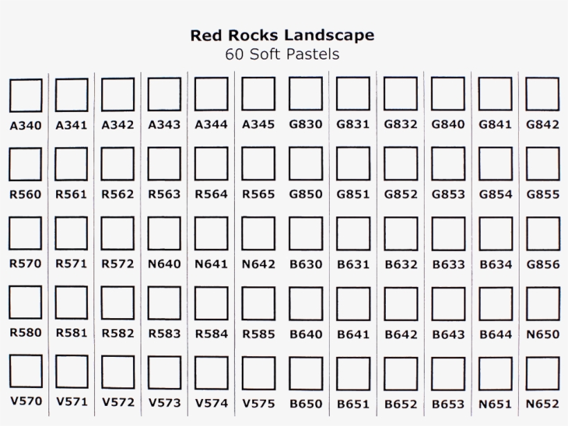 60 Red Rocks Landscape - Number, transparent png #8654189