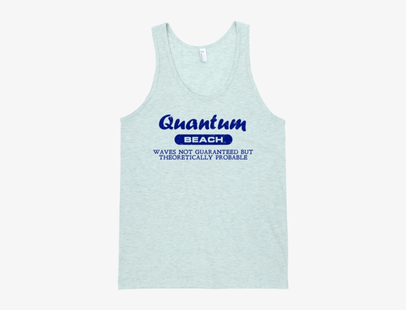 Quantum Beach Waves Not Guaranteed But Theoretically - Active Tank, transparent png #8654623