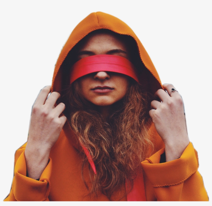 Blindfold Sticker - Girl, transparent png #8654660